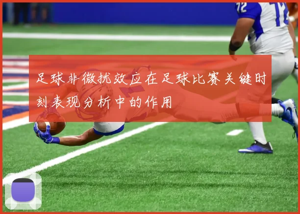 足球非微扰效应在足球比赛关键时刻表现分析中的作用